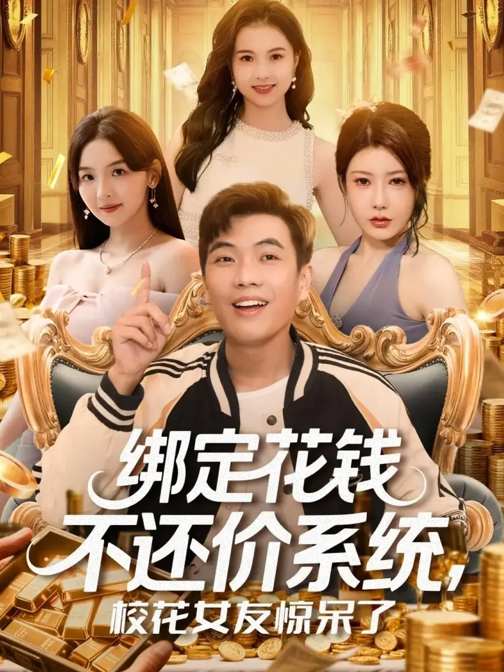 绑定花钱不还价系统校花女友惊呆了（101集）孙钰哲&王廷予海报