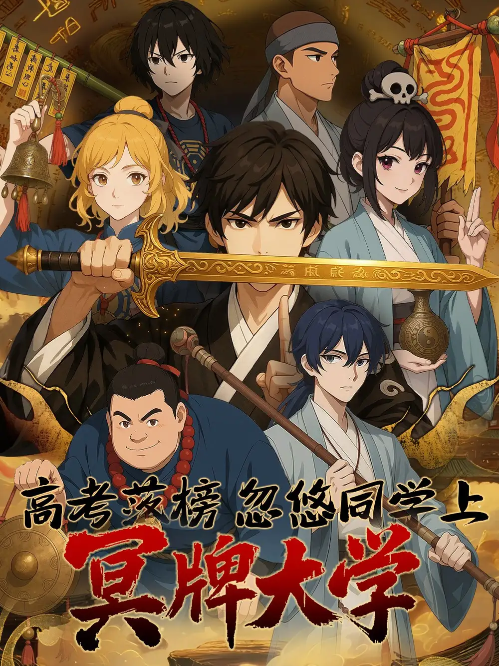 短剧《高考落榜忽悠同学上冥牌大学》正片完成版免费在线观看全集