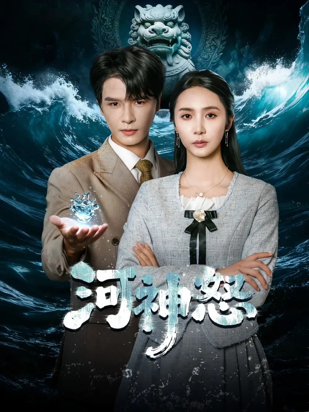 河神怒(60集)李彬航&胡悦高清海报图片 河神怒(60集)李彬航&胡悦海报