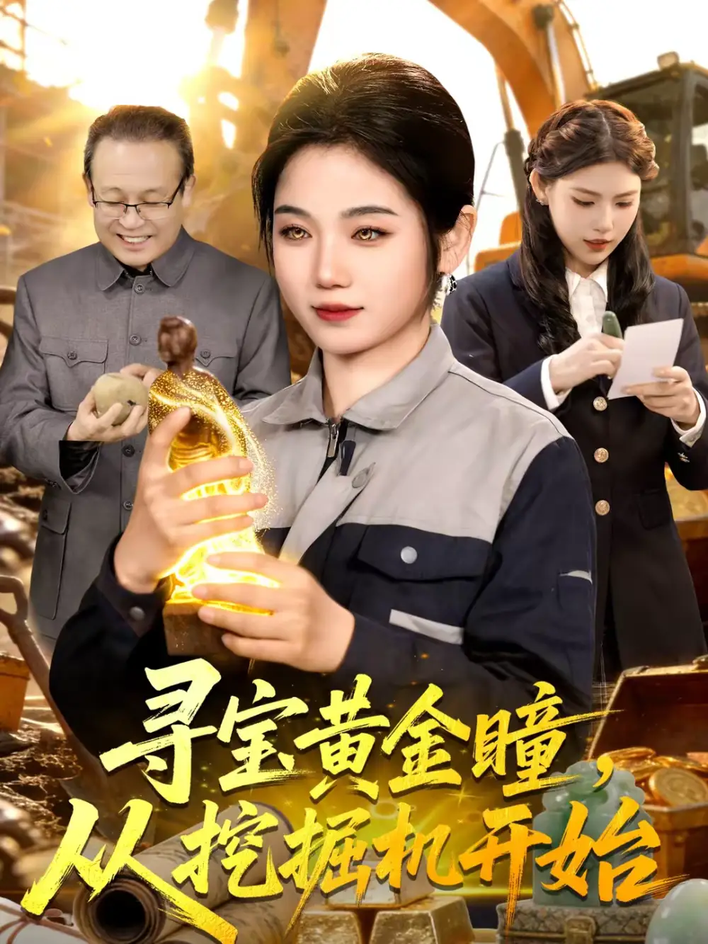 短剧《寻宝黄金瞳，从挖掘机开始》免费全集在线观看