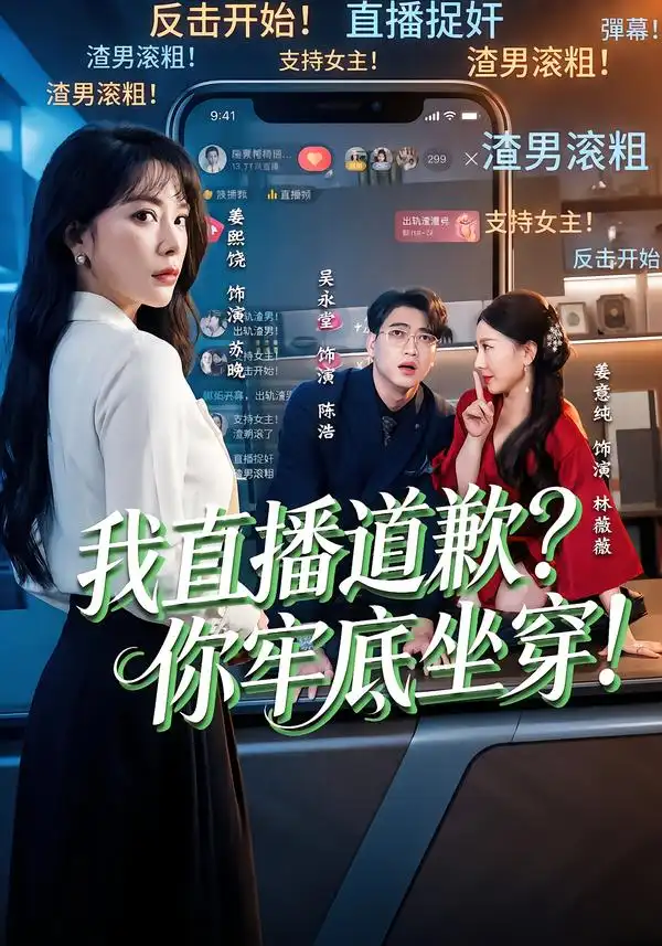 短剧《我直播道歉？你牢底坐穿！＆我直播道歉你牢底坐穿》高清完整版免费观看